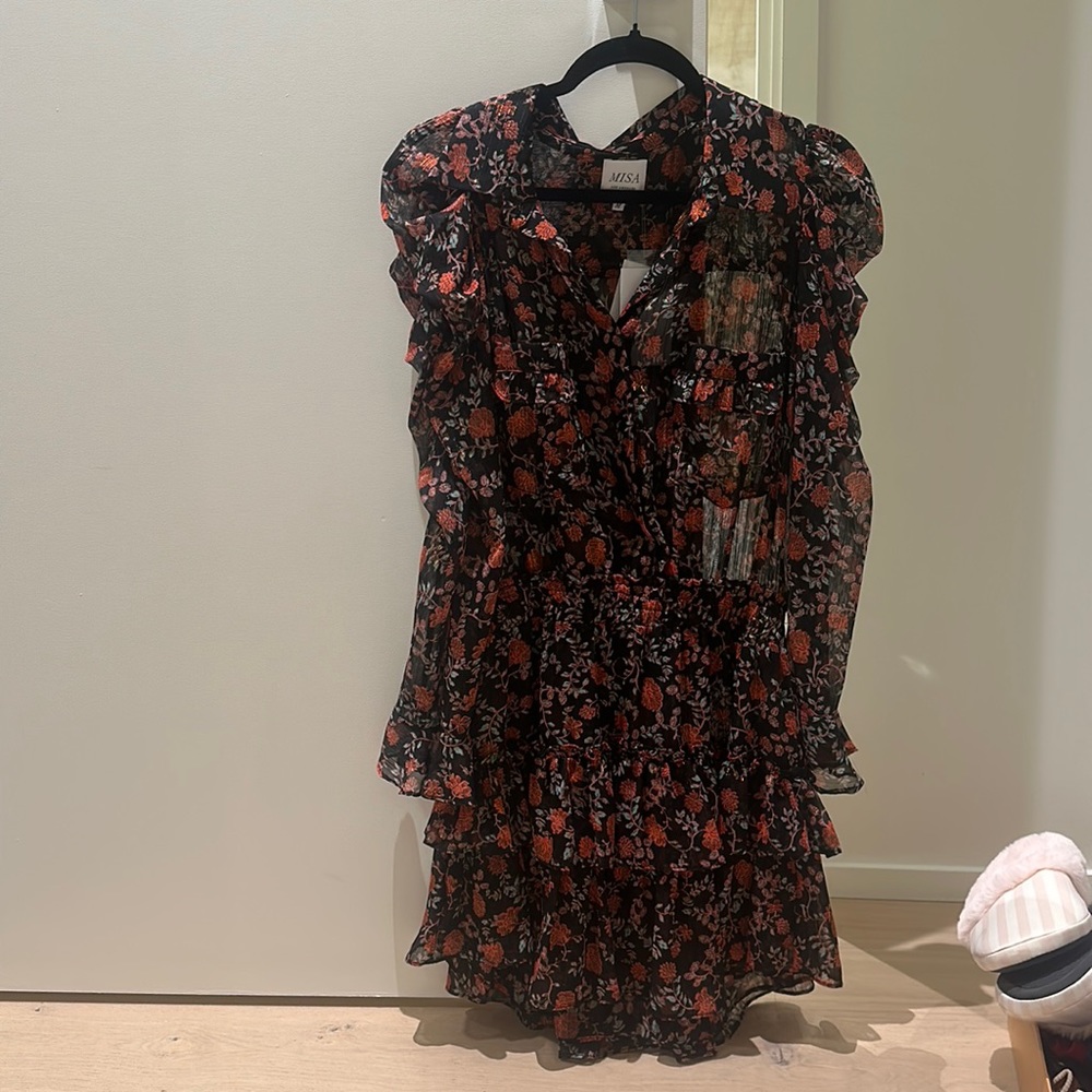 Misa Los Angeles Anika Dress NWT Carnelian Blooms